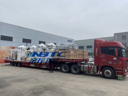新藍智能國內領先大型膠粘劑企業(yè)粉體輸送成套系統(tǒng)發(fā)貨